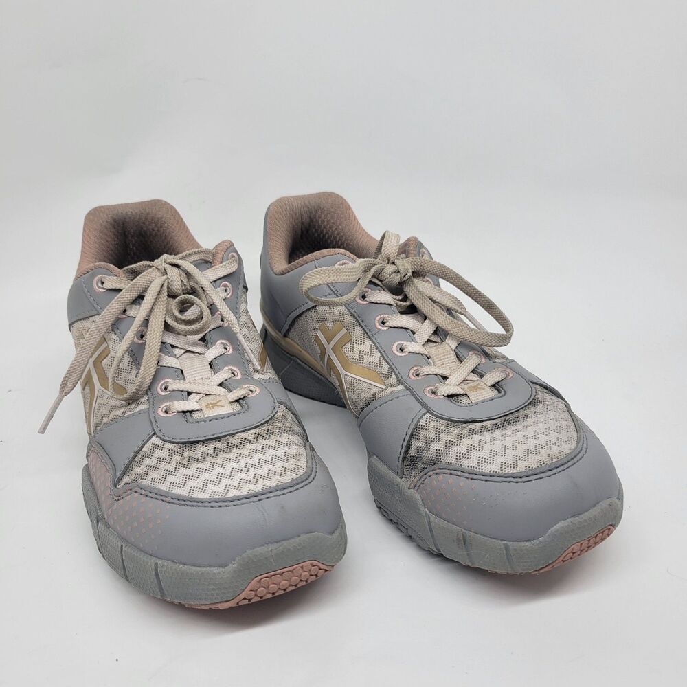 KURU Quantum Womens Gray And Tan Sneakers Size US 8 EUR 38.5